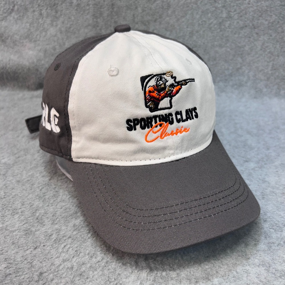 Sporting Clays Classic Mens Grey Outdoor Cap Baseball Hat Adjustable OSFA